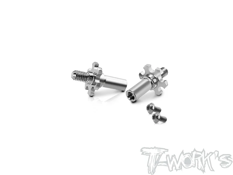 TP-224-B64 Titanium Light Weight Front Axle ( For TLR 22X AC/DC )