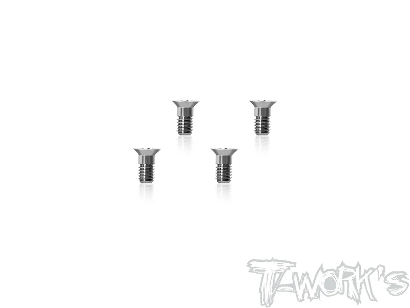 TP-800R-H-6L64 Titanium Damper Lower Head Screw 3 x 6mm ( For Awesomatix A800R/A800RR ) 4pcs.