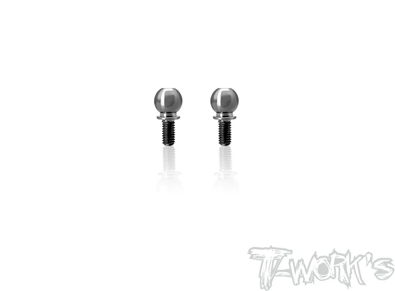 TP-X4-A64 Titanium 6mm Ballstud With M3x5.5 ( For Xray X4 / X4'23/ X4F'24/X4F'25/X4F'26 )2pcs.