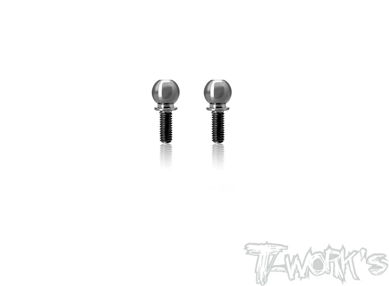 TP-X4-H64 Titanium 6mm Ballstud With M3x6.5 ( For Xray X4'23 / X4F'24/X4F'25/X4F'26 ) 2pcs.