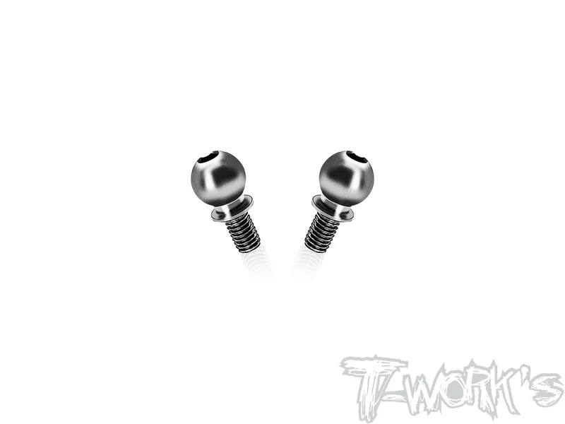 TP-X4-L 64 Titanium 6mm Ballstud With M3x5 ( For Xray X4'23/X4F'24/X4F'25/X4'25 ) 2pcs.