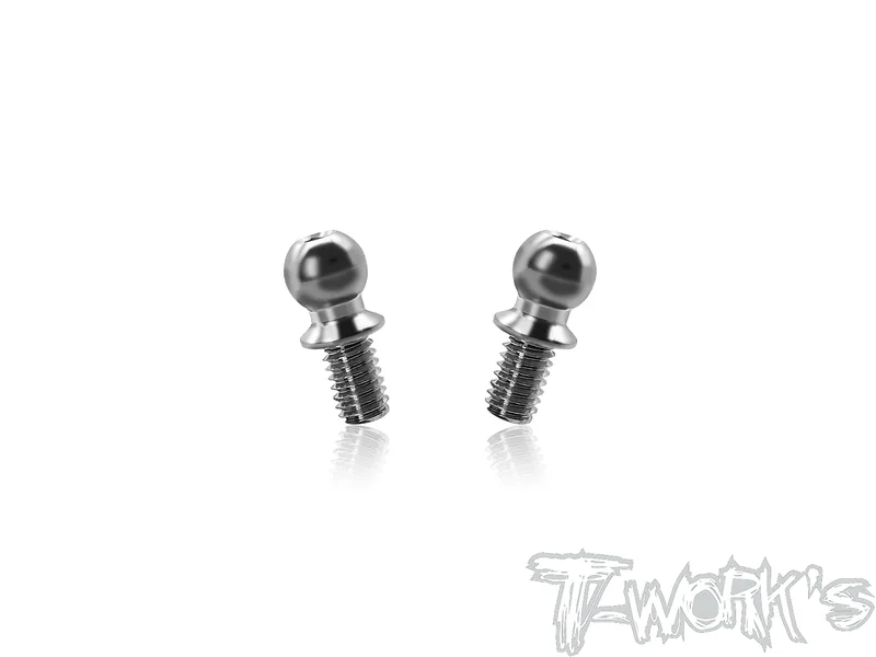 TP-X4-N64 Titanium Anti-roll Bar Steel Ball End 3.8x4mm ( For Xray X4'26 ) 2pcs.