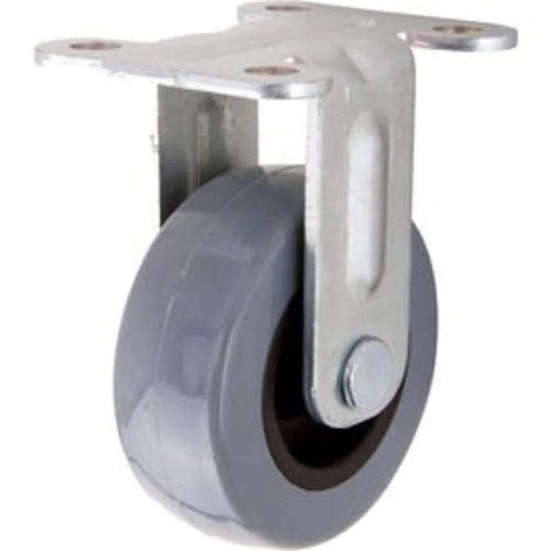 TPR Rigid Plate Caster, 2-In.