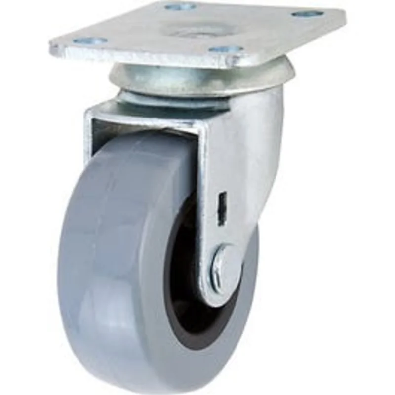 TPR Swivel Plate Caster, 2-In.