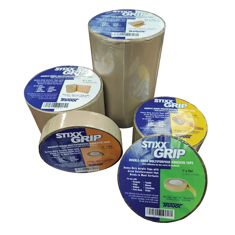 Traxx Stixx-Grip Double-Sided Pressure Sensitive Tape