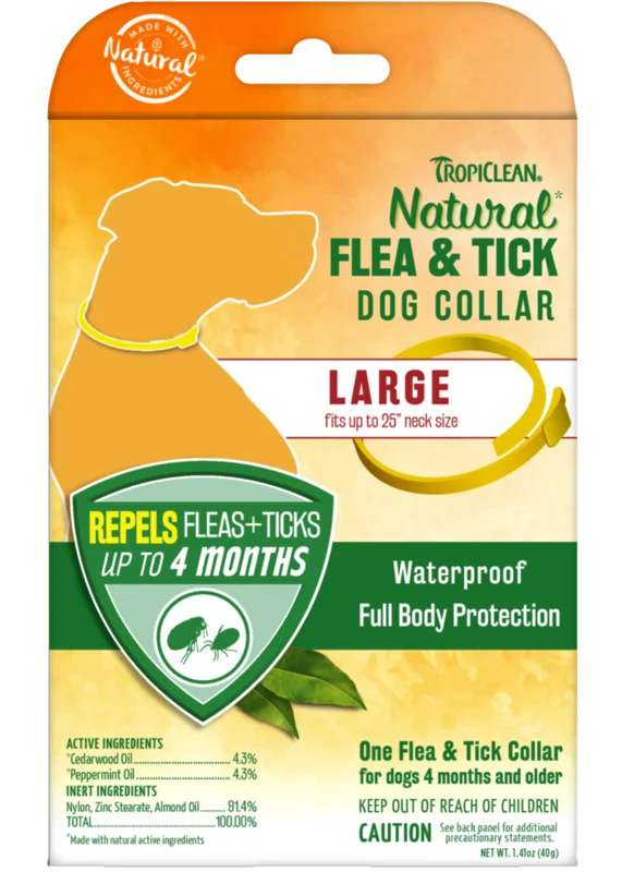 TropiClean Natural Flea & Tick Repellent Collar