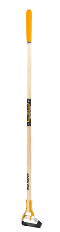 TRUE TEMPER ACTION HOE WITH CUSHION END GRIP ON HARDWOOD HANDLE