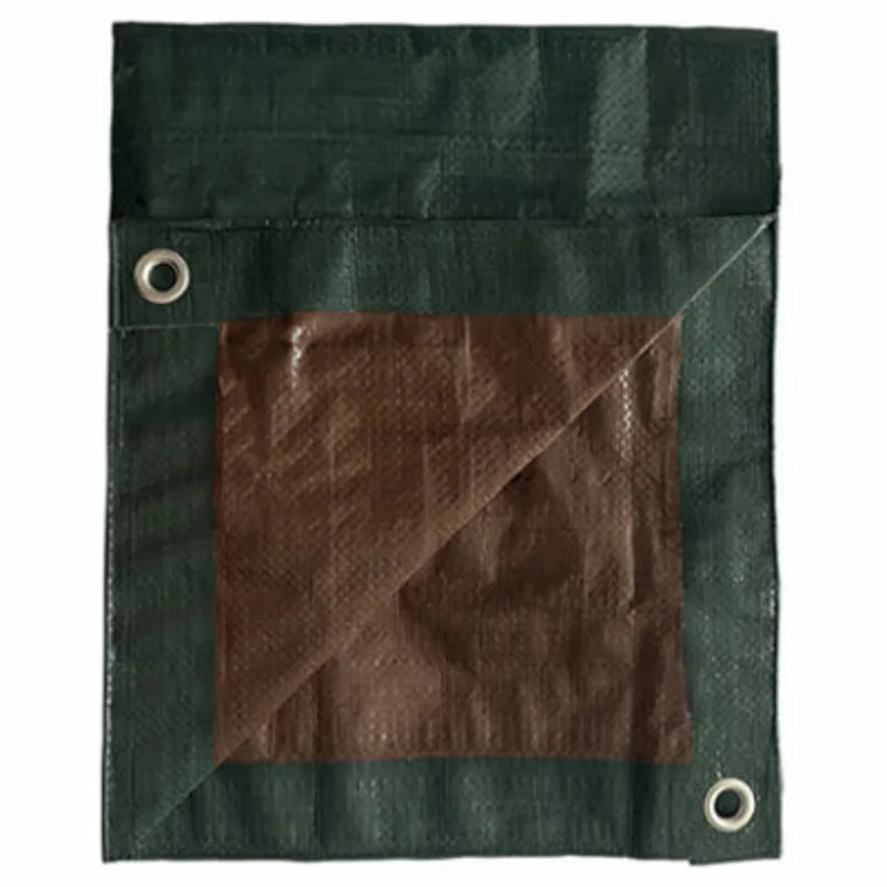 TruGuard Storage Tarp Cover Polyethylene Hunter Green/Brown