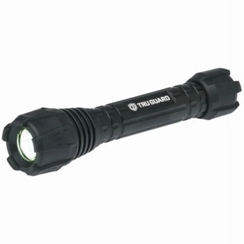 TruGuard Tactical Focusing Flashlight Rubber/Aluminum Case 250 Lumen Rubber/Aluminum Case