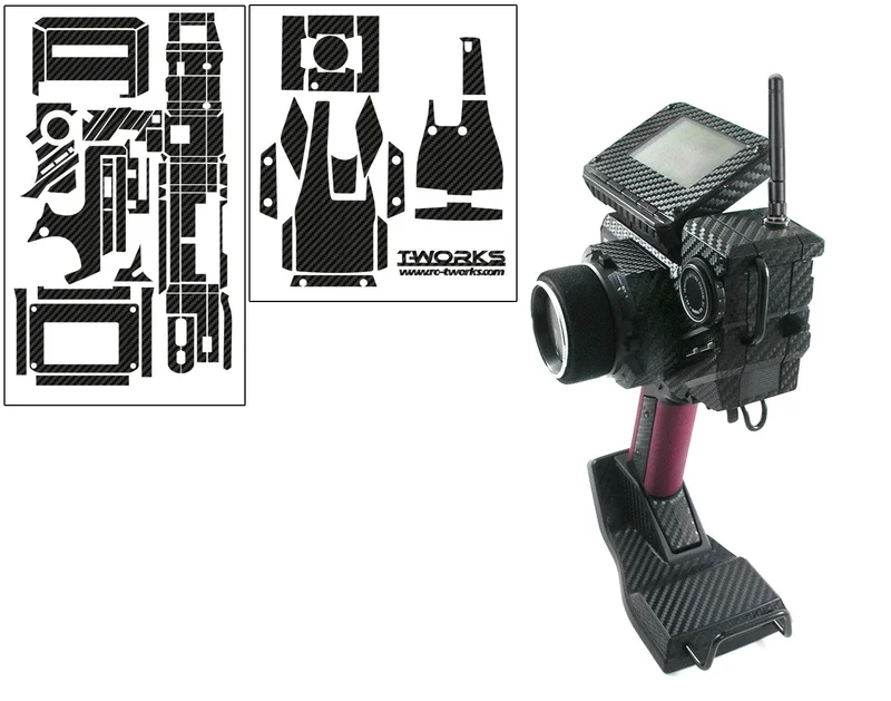 TS-023 3D Graphite Sticker (For KO EX-1 2012) 8 Colors Red TS-023R