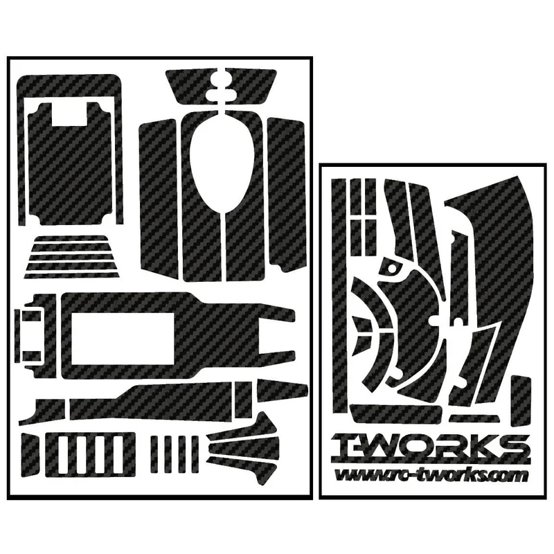 TS-027 3D Graphite Sticker ( For SPEKTRUM DX4R ) 8Colors