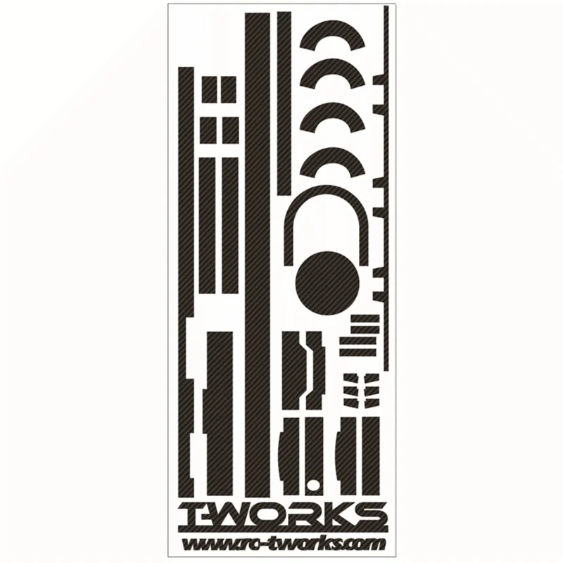 TS-035 3D Graphite Sticker (For KO 3D Extension Unit) 8 Colors Red TS-035R