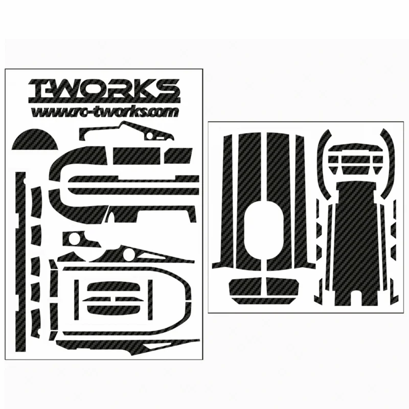 TS-037 3D Colour Graphite Sticker (For Futaba 4PV ) 8Colors