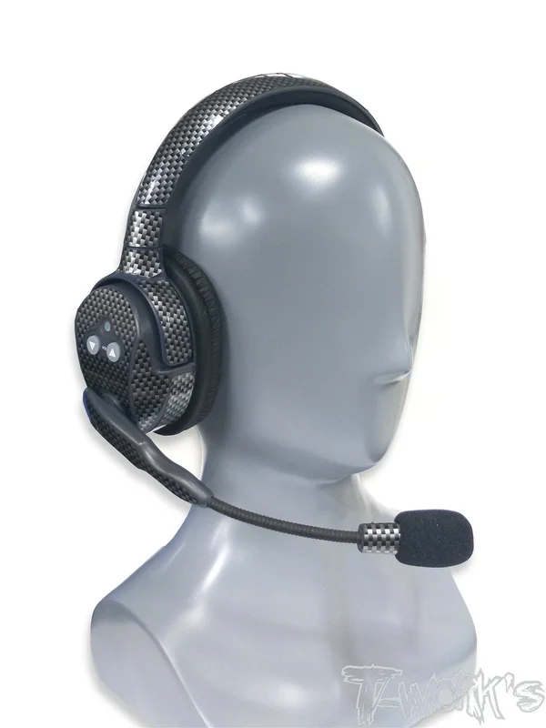 TS-047 Shiny Graphite Sticker (For Eartec ) 2pcs.