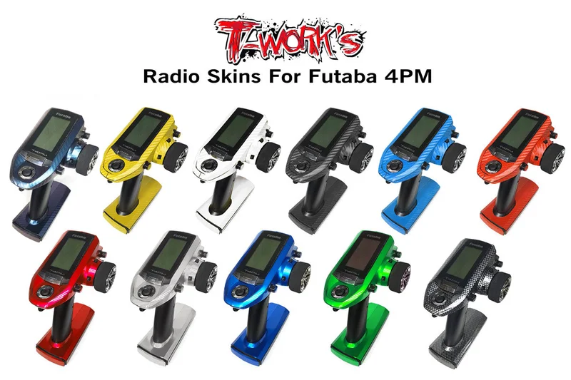 TS-048M Mirror Chrome Radio Skin Sticker For Futaba 4PM 4colors