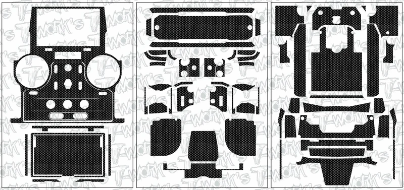 TS-063 Shiny Graphite Sticker ( For Flysky PL18 )