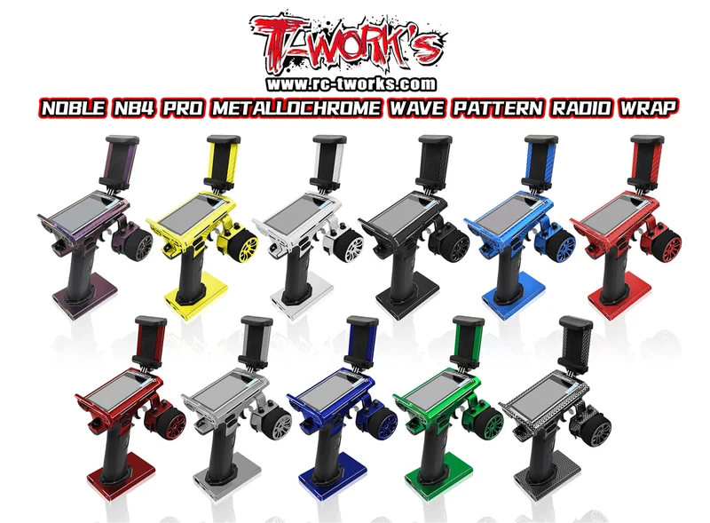 TS-064M Metal Chrome Radio Skin Sticker ( For Flysky NB4 Pro/NB4 Pro+ ) 4 Colors