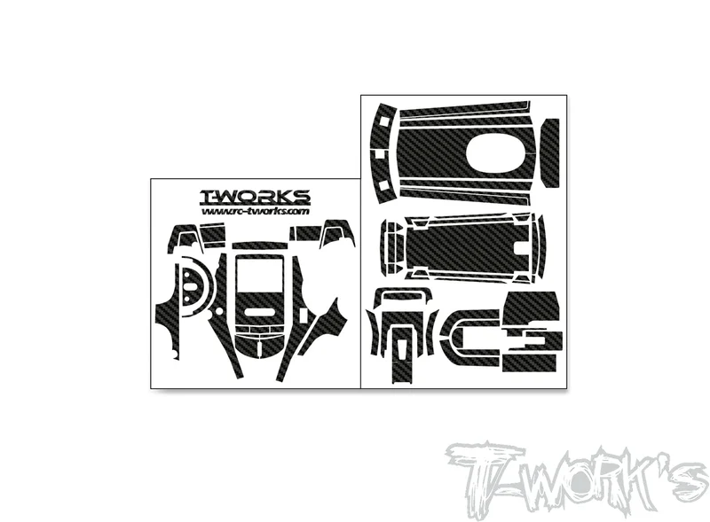 TS-073Shiny Graphite Sticker ( For Futaba T3PV )