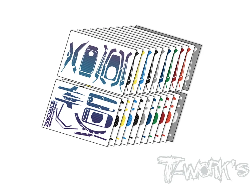 TS-074 3D Graphite Radio Skin Sticker ( For WFLY X9 ) 6colors