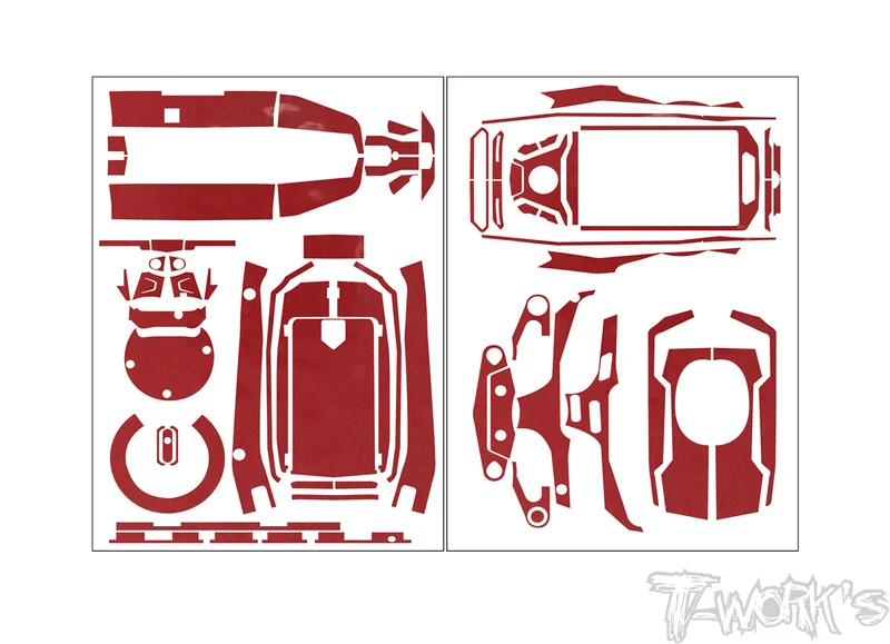 TS-080M Metal Chrome Radio Radio Skin Sticker ( For FLYSKY FS-G11P ) 4 Colors