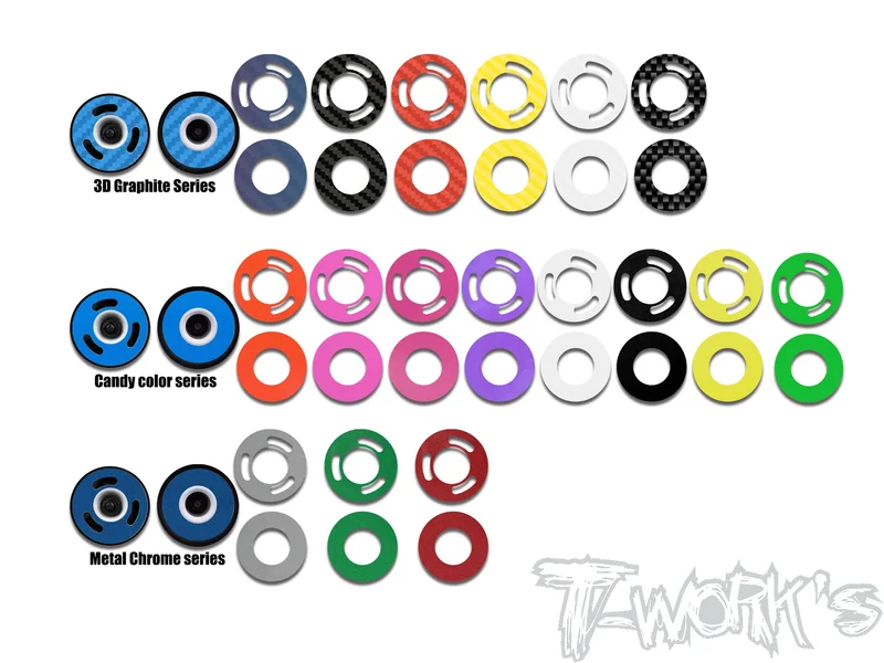 TS-0843D Graphite AE RC28 Rims Sticker 6set.