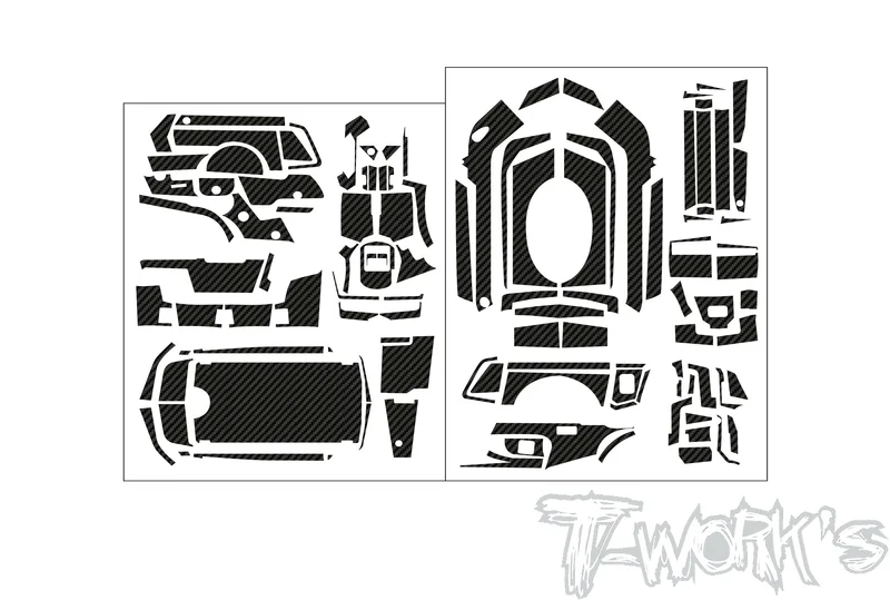 TS-086 3D Graphite Radio Skin Sticker ( For Sanwa MT-R ) 6colors