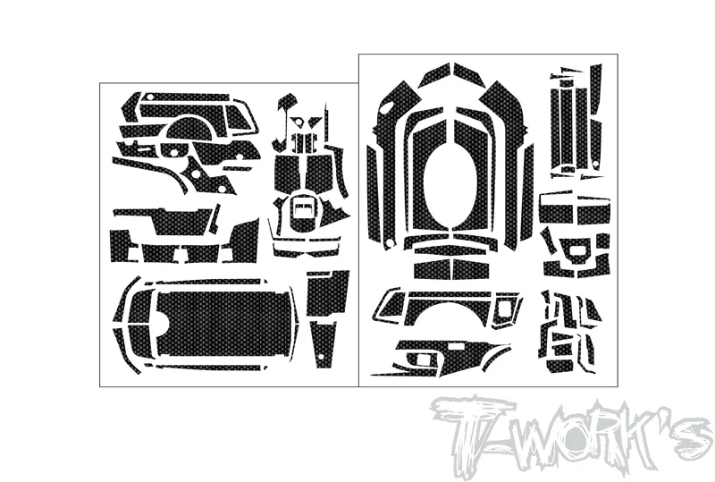 TS-087 Shiny Graphite Sticker ( For Sanwa MT-R )