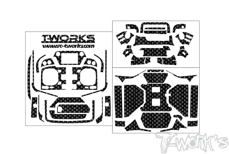 TS-089 Shiny Graphite Sticker ( For FUTABA T32MZ WC )
