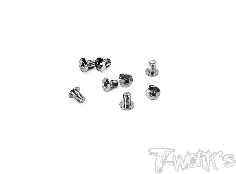 TSS-305LP 3mm x 5mm Hex. Socket Head Low Profile Half Thread Screws8pcs.