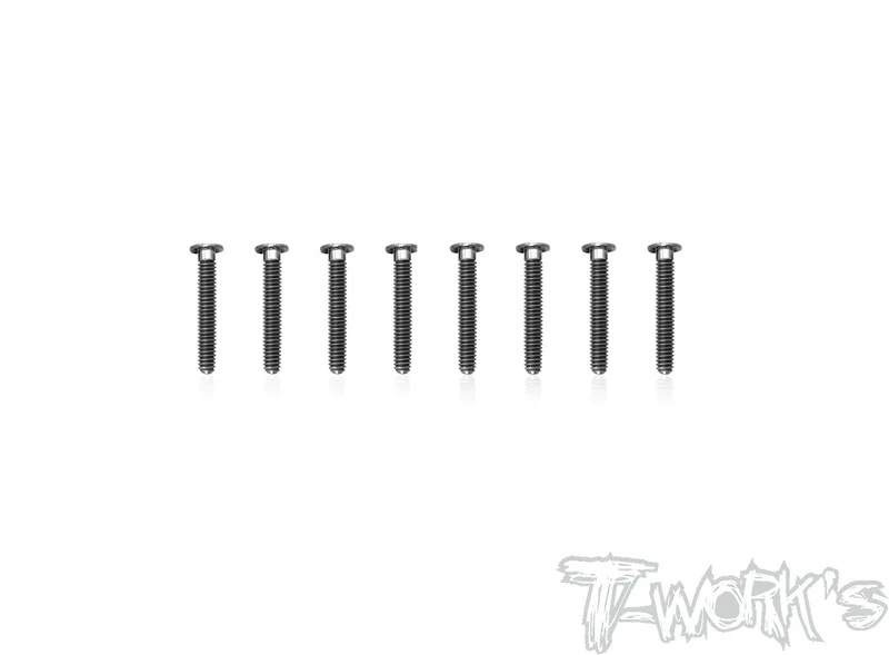 TSS-320LP 3mm x 20mm Hex. Socket Head Low Profile Half Thread Screws8pcs.