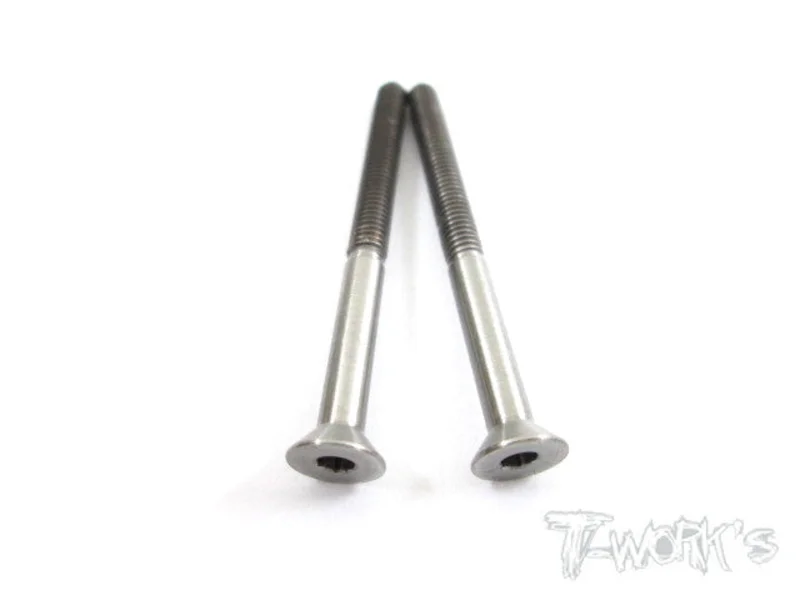 TSS-332C 3mm x 32mm 64 Titanium Hex. Countersink Screw 2pcs.