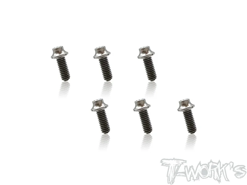 TSS-H  M2.5 64 Titanium Hex. Socket Head Screw ( 6pcs. )