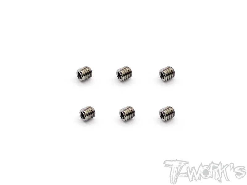 TSS-M3S   64 Titanium Hex. Socket Set Screw  6pcs.