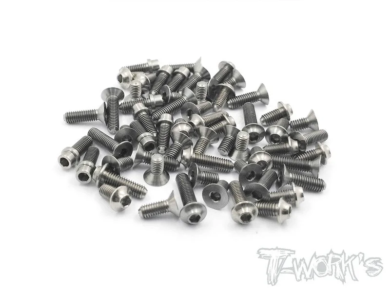 TSSU-X12-17 64 Titanium Screw set ( UFO Head ) ( For Xray X12 2017 )