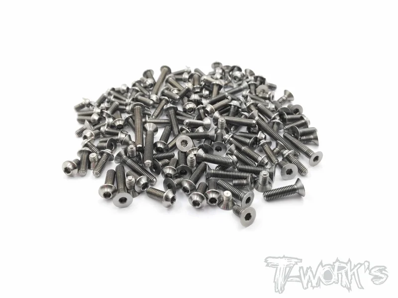 TSSU-XB2 64 Titanium Screw set ( UFO Head )110pcs.( For Xray XB2 )