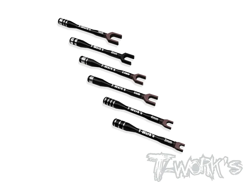 TT-015 Spring Steel Turnbuckle Wrench Set ( 3, 4,5, 5.5,6 & 7mm)