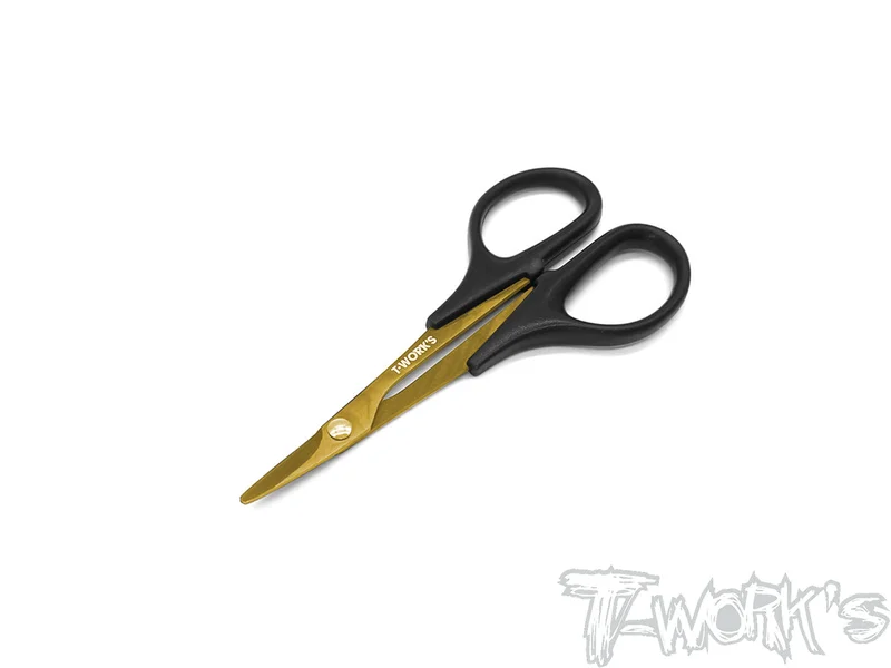 TT-021 T-Work's Titanium Nitride Lexan Curved Scissor
