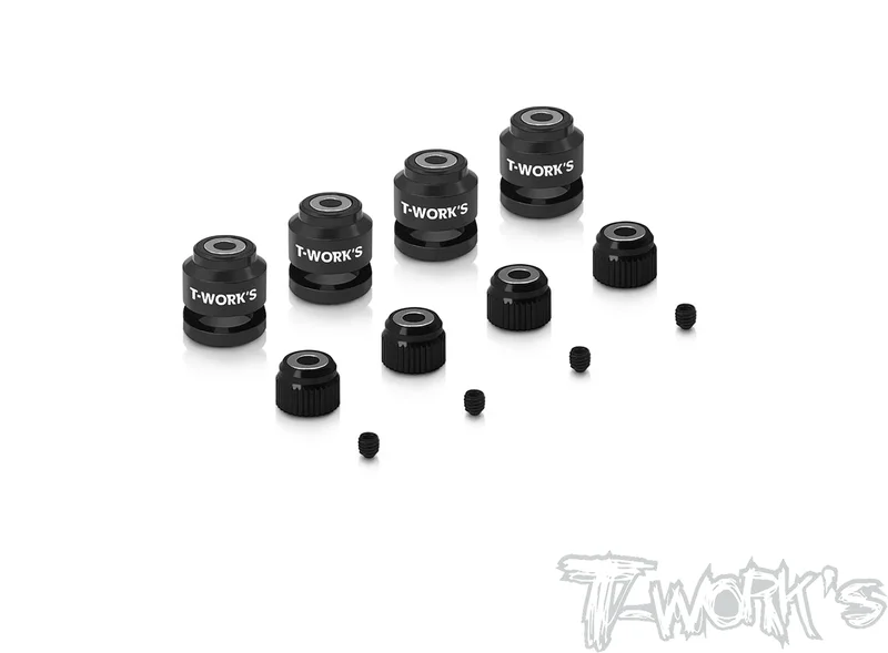 TT-028-BK 8mm Body Post Position Locator ( Black ) Black