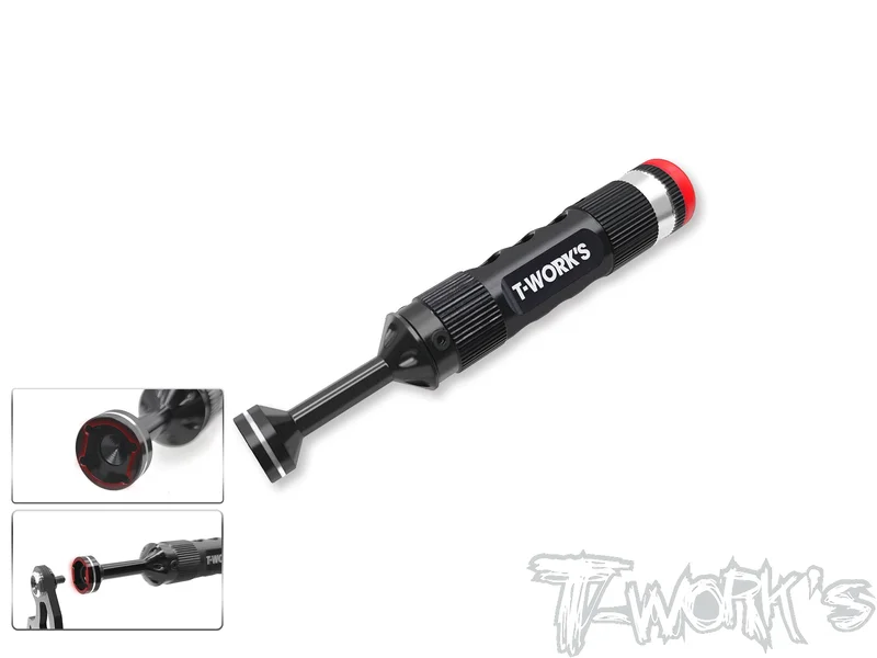 TT-060-MTC2-B Hard Coated 7075-T6 Mugen MTC2/MTC2R Lower Arm Pivot Insert Nut Driver ( L )