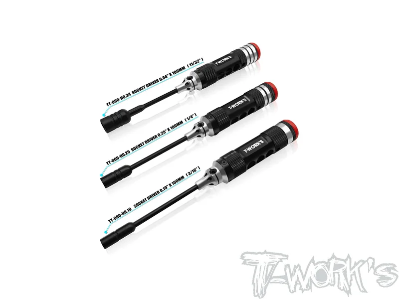 TT-060-SD-InchInch Socket Driver Set ( 3/16", 1/4", 11/32" each one )