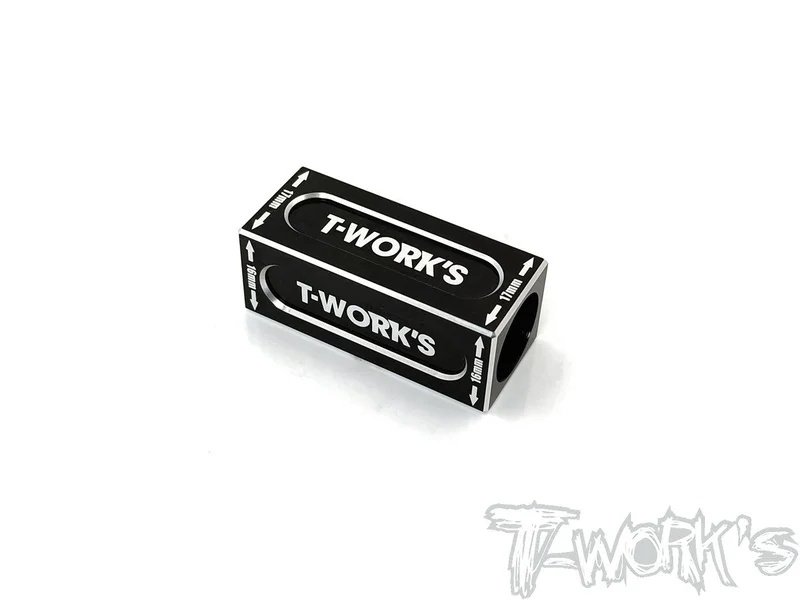 TT-074BK16/17mm Anti Tweak Block ( For Xray T4 2020) Black