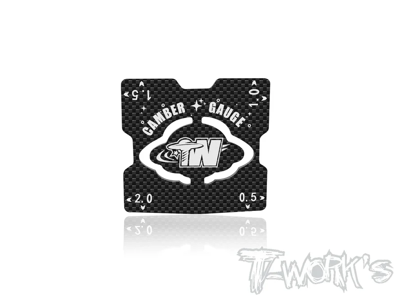 TT-131-B 1/10 Carbon-faced Camber Gauge ( 0.5-2 Degree )