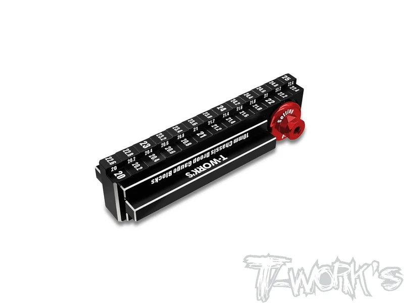 TT-132 T-Work's 1/10 On-road Touring Car Droop Gauge And Wheel Set