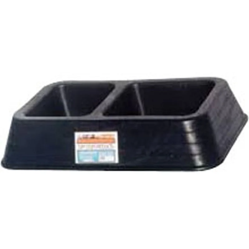 TUFF STUFF DOUBLE DISH BLACK