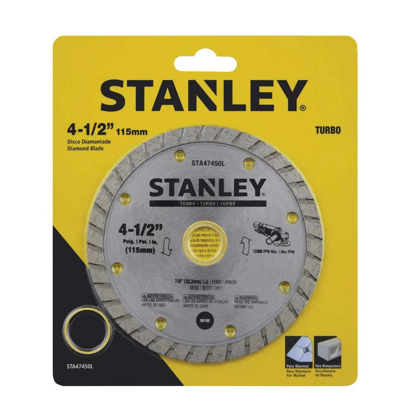Turbo Diamond Blade 4-1/2" Stanley