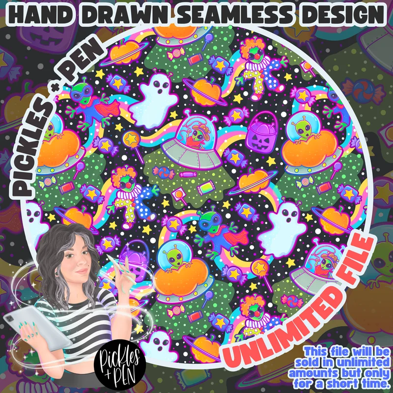 UFOs Trick Or Treating SMLSS [UNLIMITED] FIRST 30 for only ! BLACK SMLSS