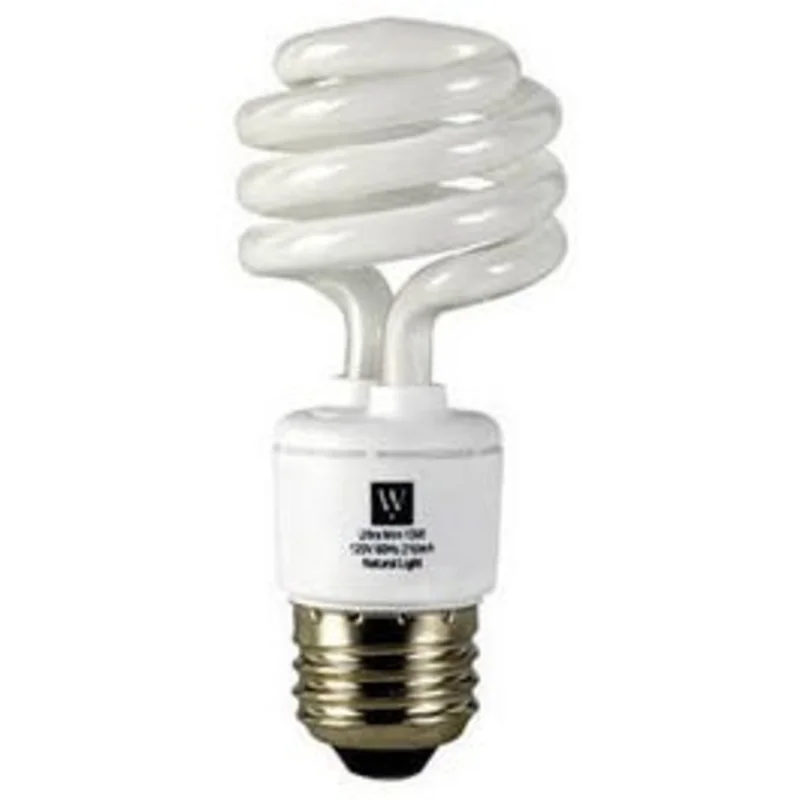 Ultra-Mini Daylight CFL Bulbs, 13-Watt, 4-Pk.