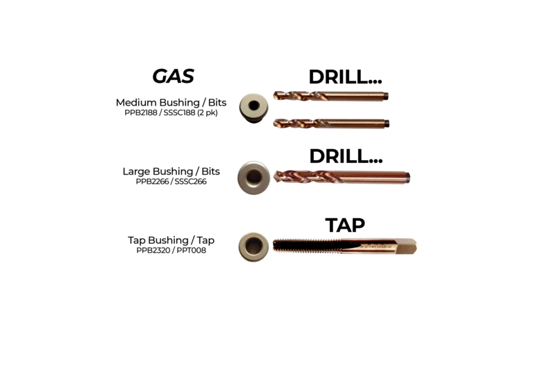 Upgrade Your ProKit to Extractorless Broken Bolt Repair: Drill Bit, Bushing Tap - Gas/Diesel Engines