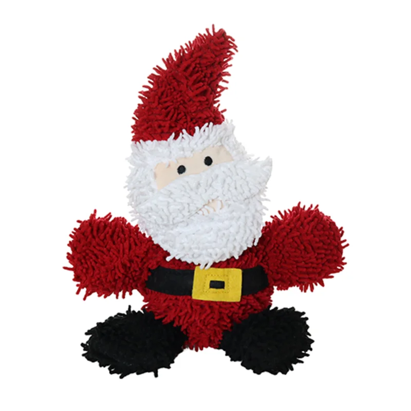 VIP Products Mighty Micro Ball Medium Santa Holiday Christmas Dog Toy