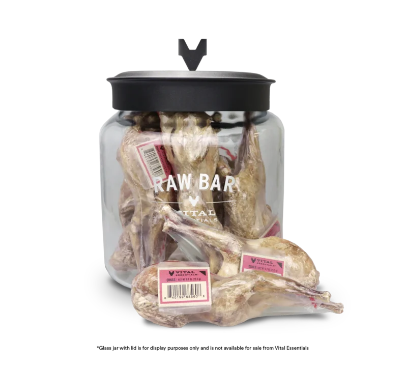 Vital Essentials Raw Bar Freeze Dried Raw Quail Dog Snacks